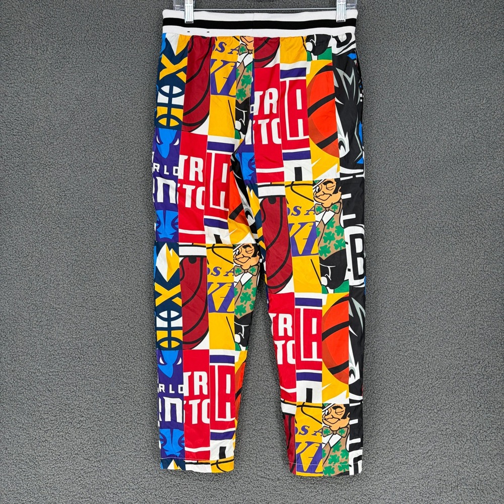NBA Youth Boys Patchwork Team Logo Track Pants Multi-Color Size 18-20 XL